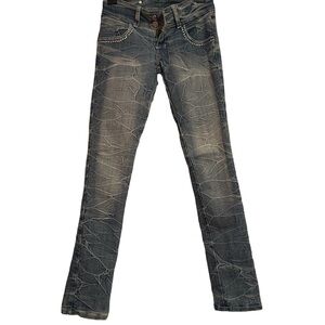 Playboy Bejeweled Low-Rise Skinny Jeans